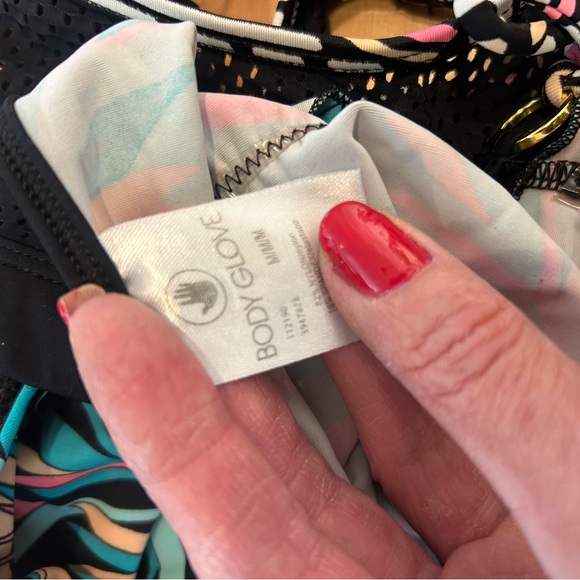 Body Glove Orange and Black Bikini Swimwear❤️M - Picture 10 of 12